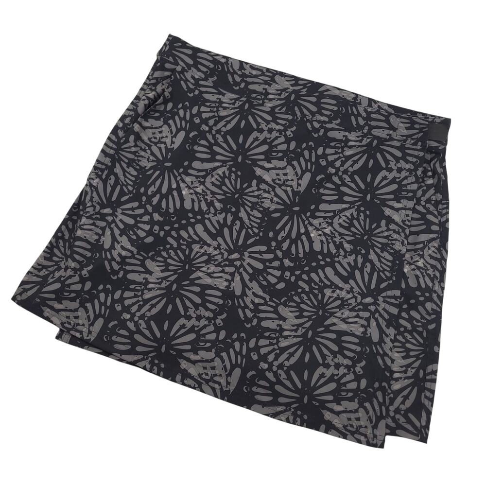 RipSkirt Womens Hawaii Quick Wrap Skirt XL Resortwear Coverup Swimwear Charcoal